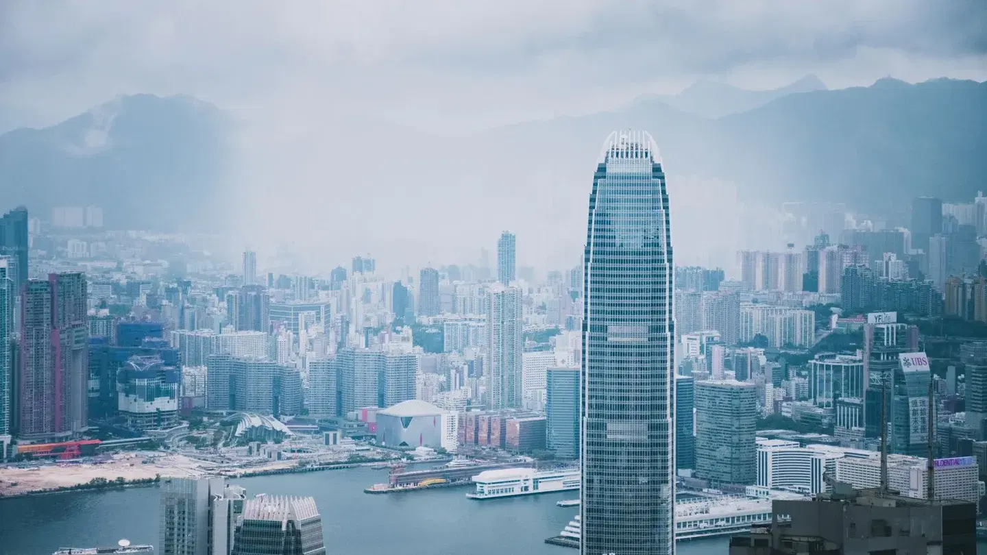 Hong Kong skyline and Victoria Harbour